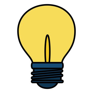 renk ampul enerji elektrik nesne vektör çizim