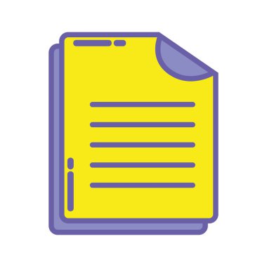 iş belgesi iş verilerini vektör çizim Arşiv