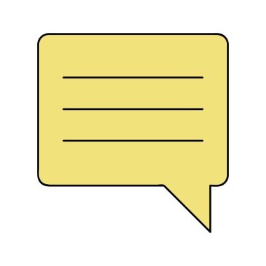 metin iletisi vektör çizim renk sohbet kabarcık notları