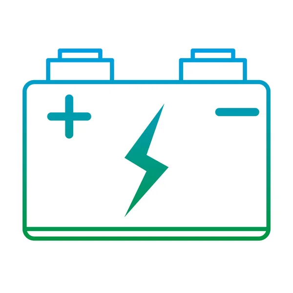 退化线功率能量电池充电技术矢量图解 — 图库矢量图片