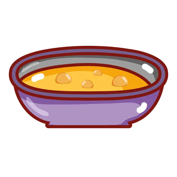 Soupe Traditionnelle Saine Illustration Vectorielle Alimentaire Japonaise — Image vectorielle