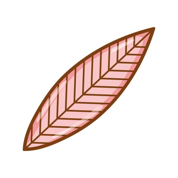 Naturen Söt Våren Leaf Design Vektorillustration — Stock vektor