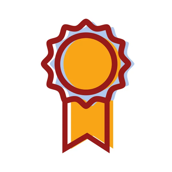 Σχολείο Μετάλλιο Σύμβολο Για Ευφυή Φοιτητής Εικονογράφηση Διάνυσμα — Διανυσματικό Αρχείο
