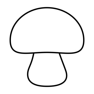 satır organik mantar doğal sebze gıda vektör çizim