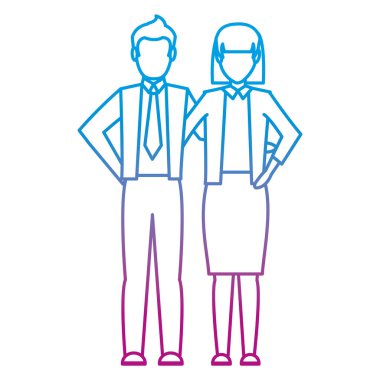 bozulmuş satır profesyonel iş adamları ekip çalışması office iletişim vektör çizim