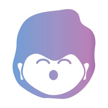 satır avatar erkek saç modeli tasarım vektör çizim ile