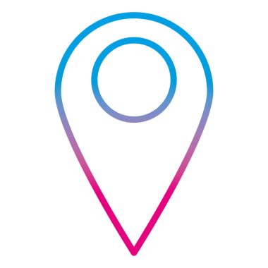 bozulmuş içini kaplamak hedef harita yer keşfetmek simge vektör çizim