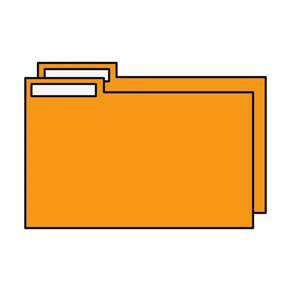 Berkas Folder Warna Untuk Menyimpan Informasi Dokumen Ilustrasi Vektor Arsip - Stok Vektor