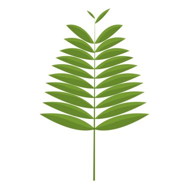 egzotik dalı ile doğal tasarlamak vektör yaprak