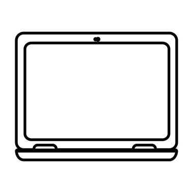 dizüstü bilgisayar simgesi. vektör illüstrasyonu