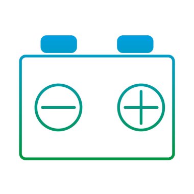 bozulmuş satır şarj güç enerji batarya teknoloji vektör çizim