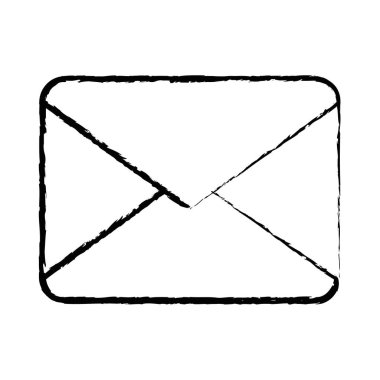 belge bilgi vektör çizim ile şekil mektup kart mesaj kapalı