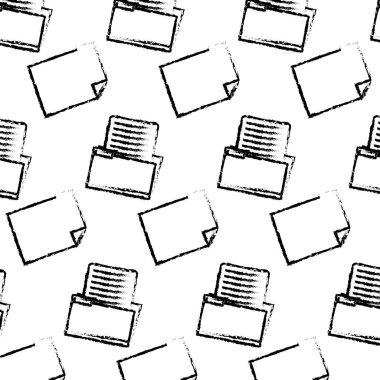 bozulmuş satırı klasör dosyası iş Belge geçmişi olan. vektör çizim