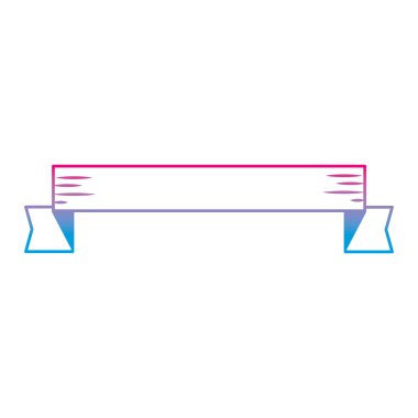 bozulmuş satır tatil şerit kutlama nesne dekorasyon vektör çizim