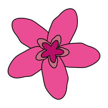 renk doğal güzel çiçekler güzel yaprakları vektör çizim ile