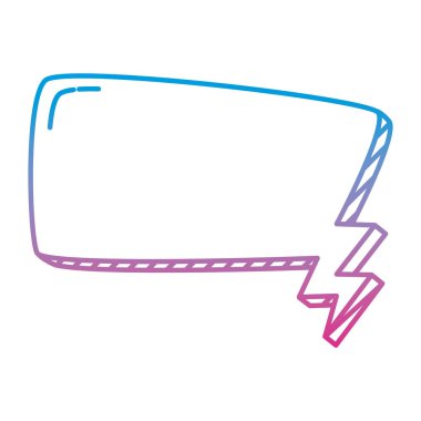 bozulmuş çizgi kare mesaj sohbet kabarcık metin vektör çizim