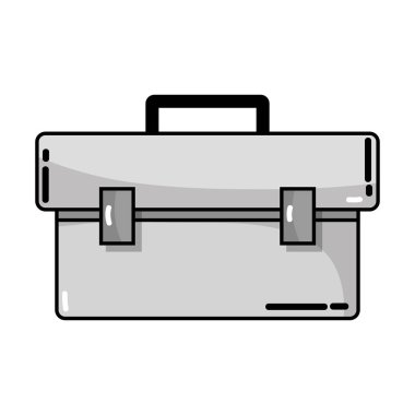 gri tonlamalı kutusu aracı ekipmanları inşaat vektör çizim onarmak için