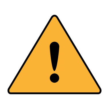 renk uyarı tehlike uyarı amblemi işareti illüstrasyon vektör