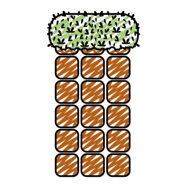 Doodle videogame dijital duvar grafik sahne vektör çizim