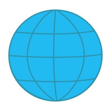 Dijital küresel ağ bağlantısı teknoloji vektör çizim