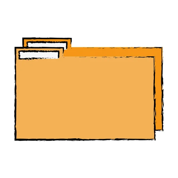 Archivo Carpeta Color Para Guardar Información Los Documentos Para Archivar — Vector de stock