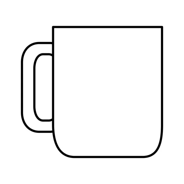Векторная Иллюстрация Векторного Стиля Чашки Кофе — стоковый вектор