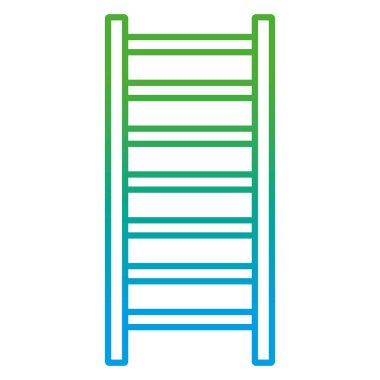 bozulmuş çizgi dikey kablo merdiveni adım nesne inşaat vektör çizim