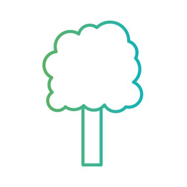 satır doğal ağaç ekoloji bakım vektör çizim için