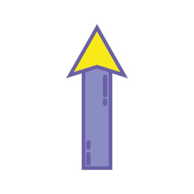 renk web yükü simge vektör çizim yukarı ok