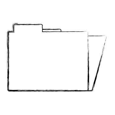 Grunge klasör dosya iş arşiv veri illüstrasyon vektör