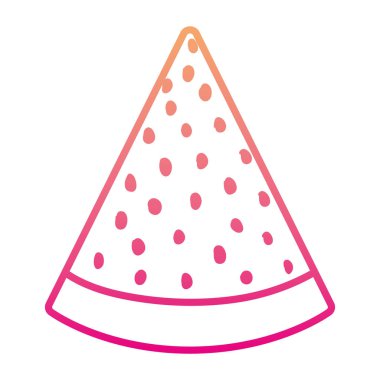 bozulmuş satır lezzetli karpuz lezzetli organik meyve vektör çizim