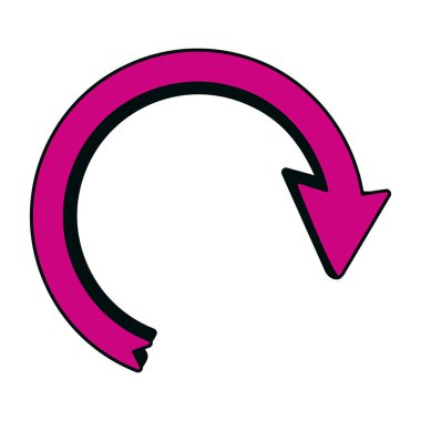 ok yön işareti sembol simge vektör çizim