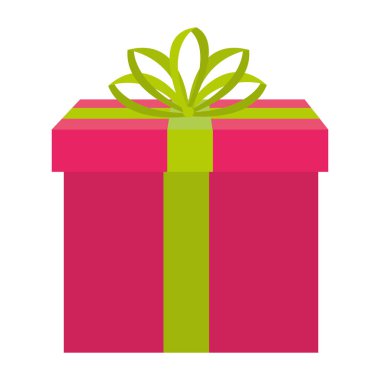 şerit yay vektör çizim ile mevcut hediye kutusu