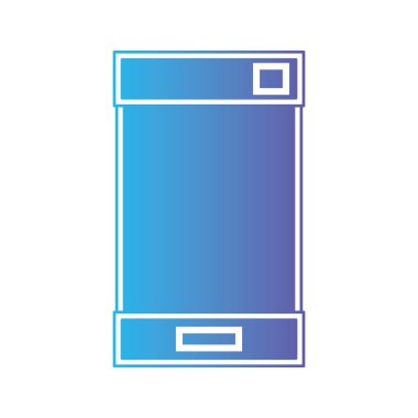 satır smartphone elektronik teknoloji vektör çizim iletişim kurmak için