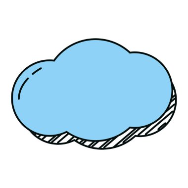 grafik bulut şekil yaratıcı tasarım vektör çizim