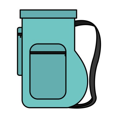 Yarasalar vektör çizim kaydetmek için renk profesyonel golf çantası