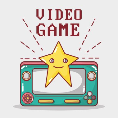 video oyunu oynamak oyun elektronik simutalor vektör çizim