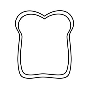 satır buğday dilim ekmek lezzetli yemekler vektör çizim