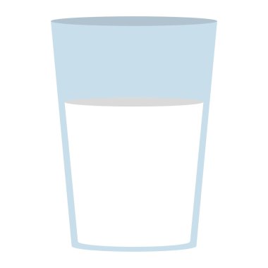 cam vektör çizim taze süt sağlıklı içecek