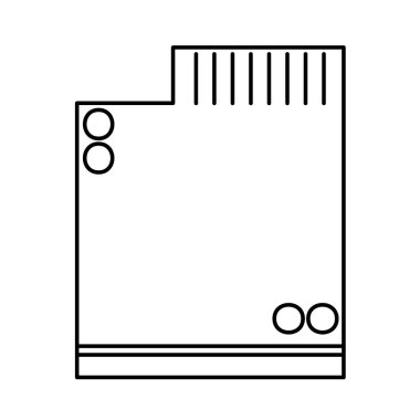 Klasör dosyasına belge arşivini düzenledi. vektör çizim