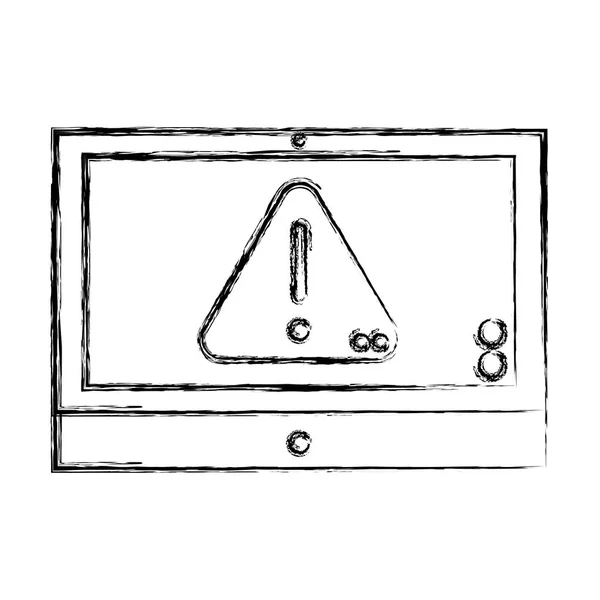 Attention Sign Symbol Vector Illustration — Stock Vector