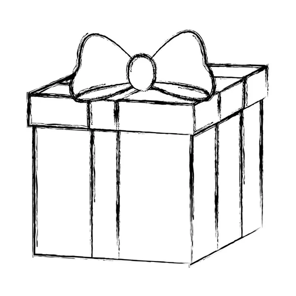 Boîte Cadeau Icône Cadeau Illustration Vectorielle — Image vectorielle