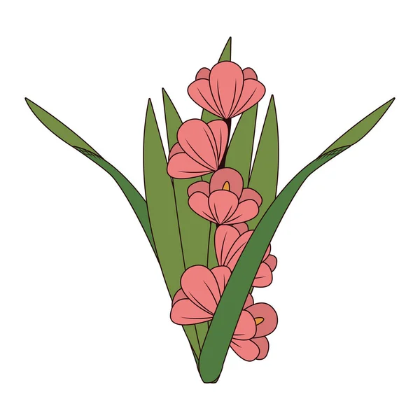 Растение Красоты Природой Векторная Иллюстрация Паталов — стоковый вектор