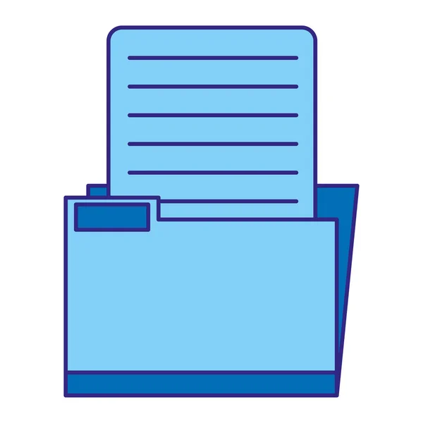 Duo Kolor Folderu Plik Archiwum Ilustracji Wektorowych Informacji Dokumentu — Wektor stockowy