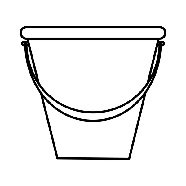 线塑料桶对象清洁房子向量例证 — 图库矢量图片