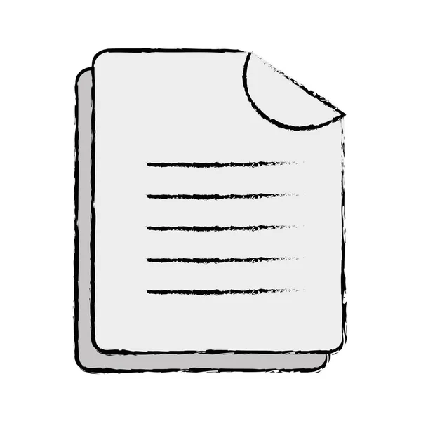 Zakelijke Document Zakelijke Gegevens Archiveren Vectorillustratie — Stockvector