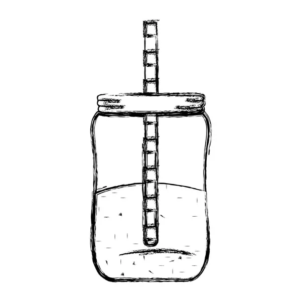 新鲜水果冰沙饮料营养向量例证 — 图库矢量图片