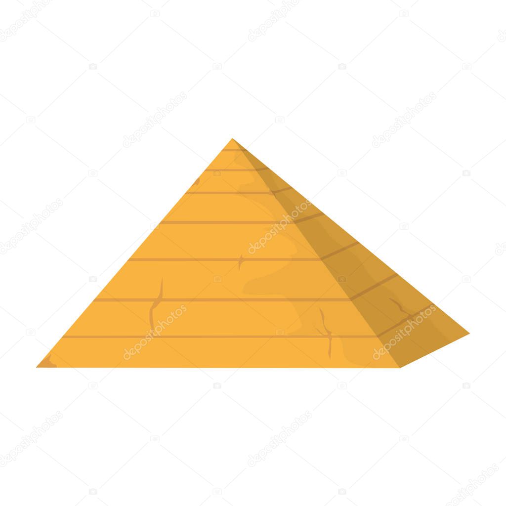 pyramid giza egypt tourism travel vector illustration