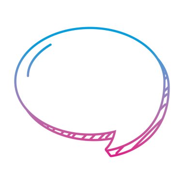 çizgi daire sohbet kabarcık Not metni vektör çizim bozulmuş