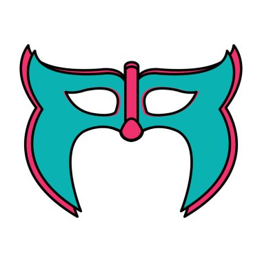 tatil olay parti maskesi. Vektör çizim